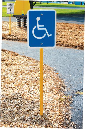 Trike Path Accessible Logo Sign