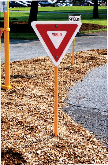 Trike Path Yield Sign