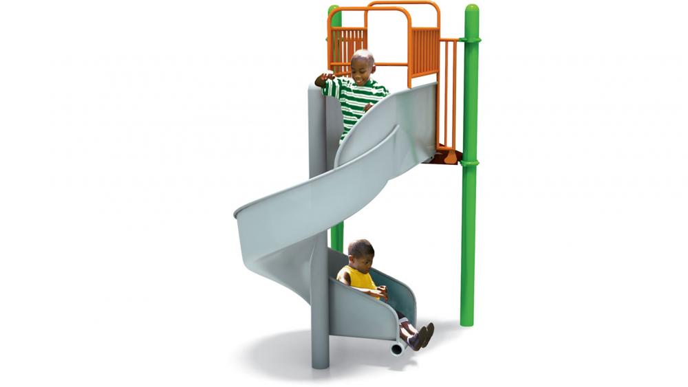 Super-durable Slide: Aluminum Spiral Slide